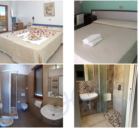 Due camere da letto e due bagni moderni.